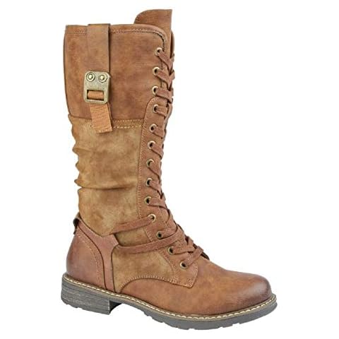 Cipriata Gabriela Womens Tall Lace Zip Boot (Tan, Numeric_7) Cover