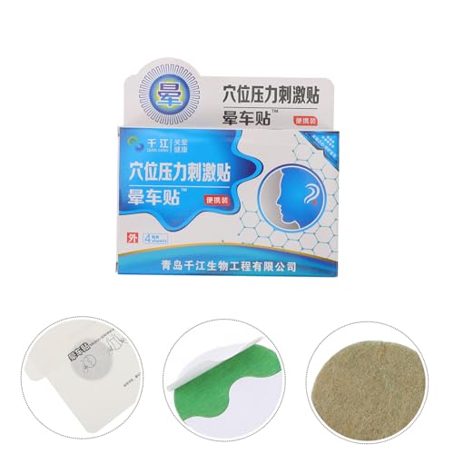 minkissy 5 Caixas De Gesso Para Enjôo Adesivos Para Enjôo Patches Portáteis Para Alívio De Enjôo Sup