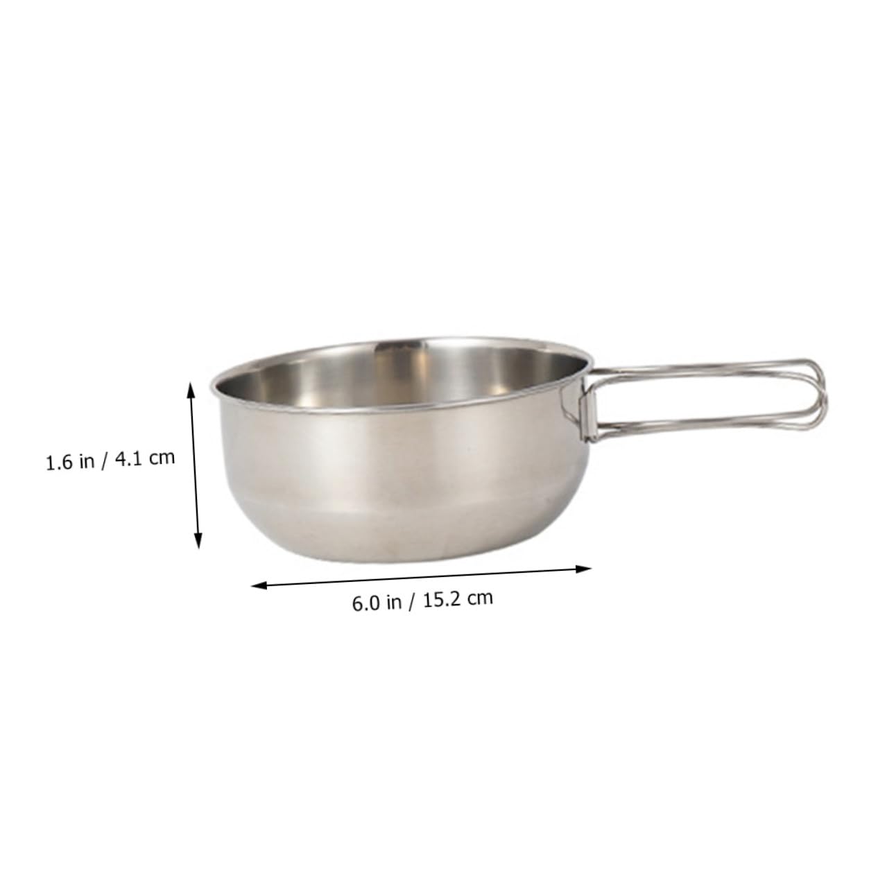 Kisangel 5pezzi Ciotole in Acciaio Inox Per Picnic Posate Da Campeggio in Acciaio Inox Set Da Cucina Esterna Per Barbecue e Pesca