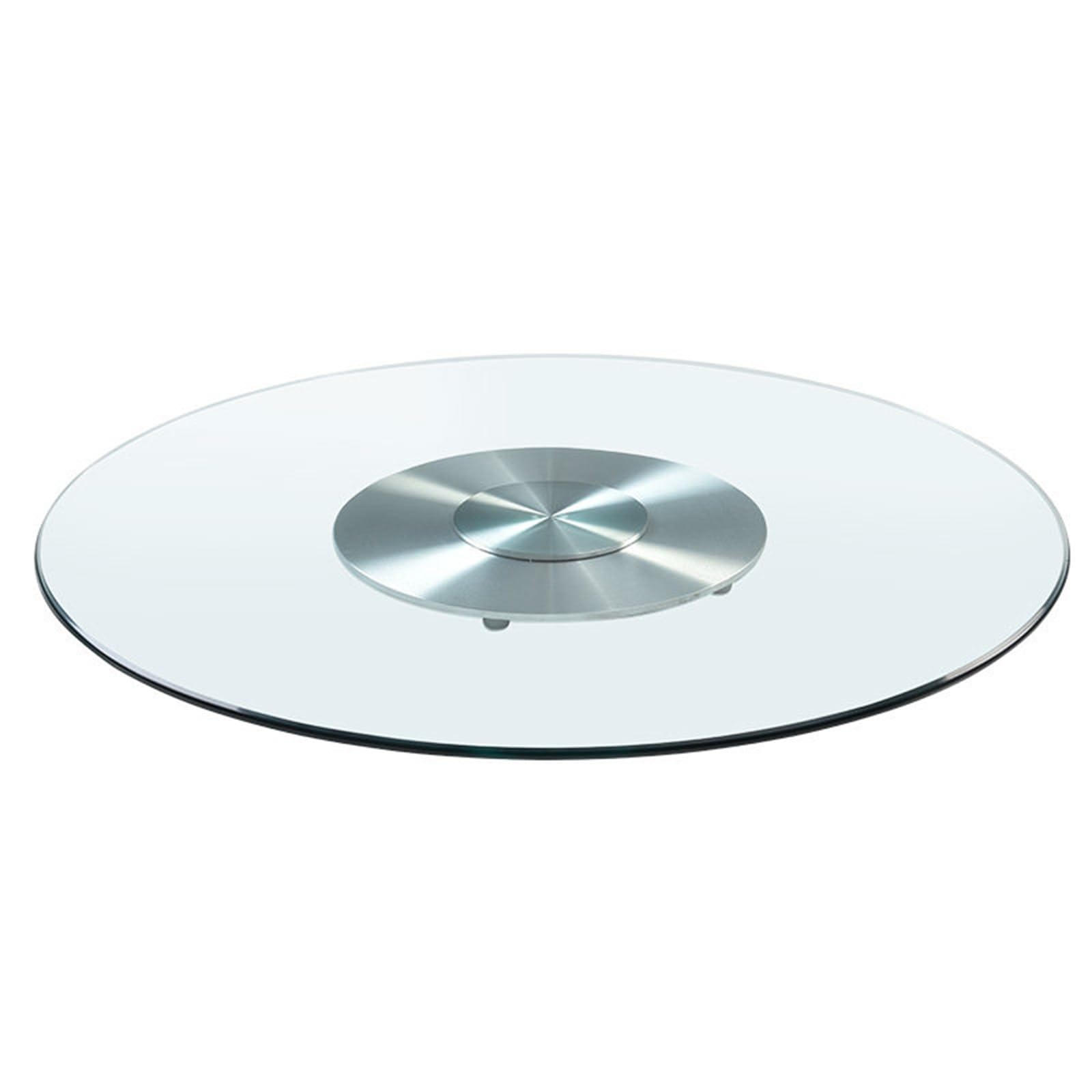 Plateau tournant en verre trempé 100cm Lazy Susan silencieux pour table à manger