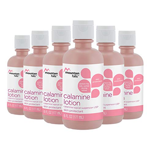Mountain Falls Calamine Drying Lotion Topical Sension Skin Protectant for the Treatment of Poison Ivy, 6 Fluid Ounce (Pack of 6)