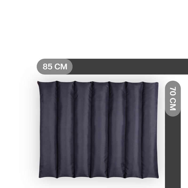 Bestlivings Hundematte 85x70cm (Rot) - Outdoor - wasserabweisend & atmungsaktiv - Hundebett gepolstert - waschbares Hundekissen für draußen