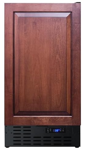 Summit Appliance FF1843BIFADA 18" Wide Built-In All-Refrigerator; Automatic Defrost; 2.7 cu.ft Capacity; LED Lighting; Panel-ready Door (Panel Not Included); Digital Thermostat and Display