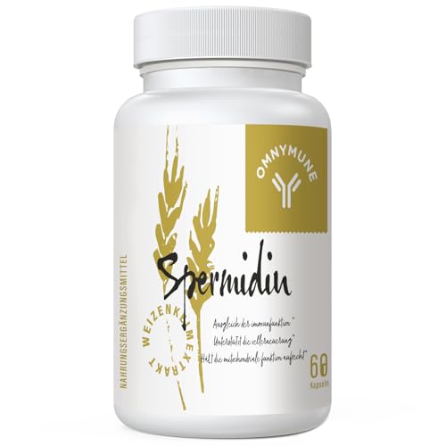 Fermentierter Weizenkeim-Extrakt - 13mg Spermidin pro Kapsel - Mit Zink und...