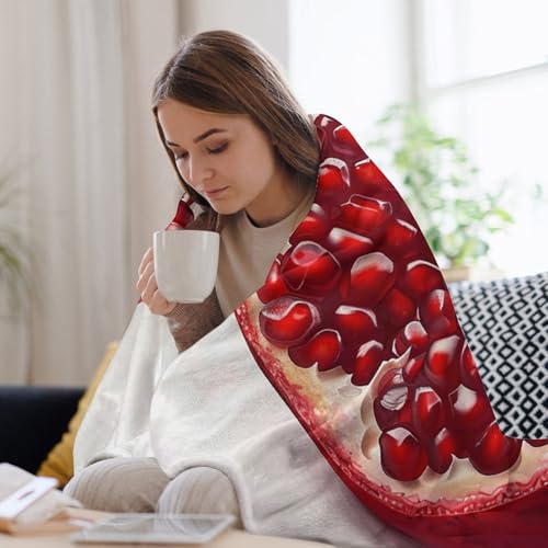 Couverture chaude pour canapé lit plaid grenade doux 127cm