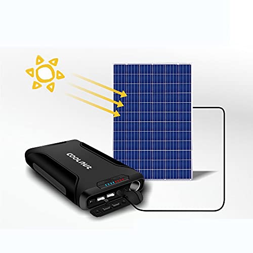 Image of COOLNUT 60000 mAh Power Bank for All Laptops, Tablets, Smart Phones, WiFi Router - Black