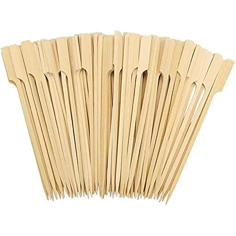 100 Bamboo Paddle Skewers for Parties Cover