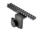 Sniper Side Mount Top Rail for Ruger Mini 14 .22 - for Attaching Scope Optics - Includes Threaded Bolt Cover for Mounting