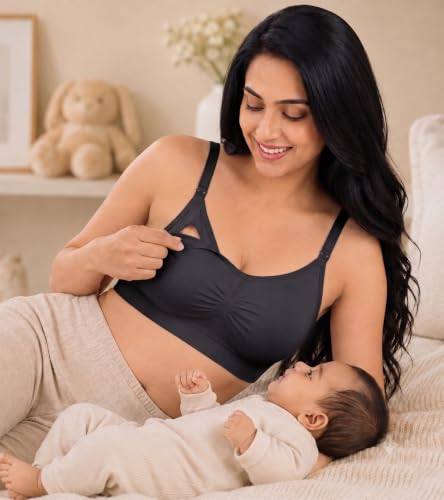 Image of DClub Comfort Revolution Seamless Bra -Easy lite Full-Coverage Wireless Everyday Bra with Soft Comfort with Removable Pad.