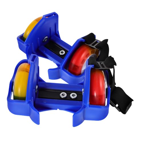 SUPVOX 1 Pair Boys and Girls Roller Skates Light up Wheels Stylish Flashing Skate Shoes for Boys Girls Outdoor Indoor Skating