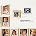 Vrnikhub Ultrasound Picture Frames - Pregnancy Announcement for Grandparents Wooden Surprise Box keepsake Baby Announcement Sign Pregnancy Reveal Gifts for Husband, Grandma, Friends, Auntie, Uncle
