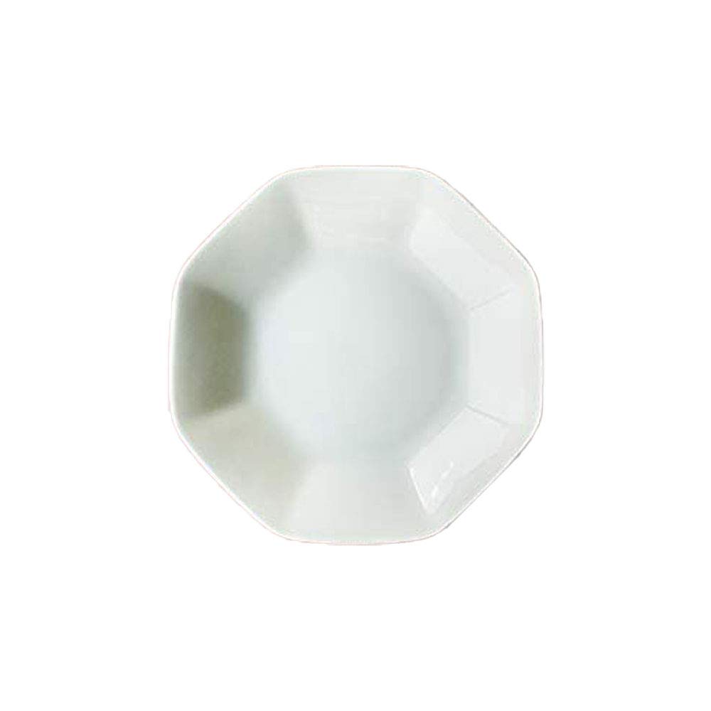   八角形皿 ホワイト/ブルー 八角皿 青磁中華 八角シユウマイ皿 18.8cm 国産 業務用 食器 八