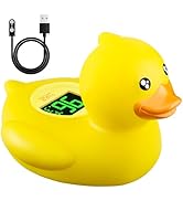 b&amp;h Rechargeable Baby Bath Thermometer, Digital Floating Shower Thermometer for Newborn Bathtub a...