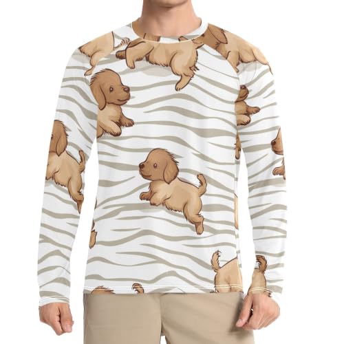 Camisetas de protección contra erupciones para hombre cuello redondo ropa holgada de senderismo