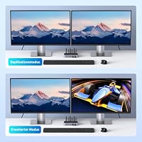 UGREEN HDMI KVM Switch 2 PC 2 Monitore 4K60Hz Tastatur und Desktop-Controller Umschaltung 4 USB 3.0 Ports Kompatibel mit Windows/Linux/MacOS usw. – Ansicht 5