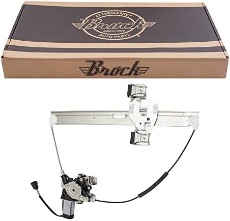 Brock Replacement Driver Rear Power Window Regulator with Lift Motor Assembly Compatible with 2003-2009 H2 & H2 SUT 15771355