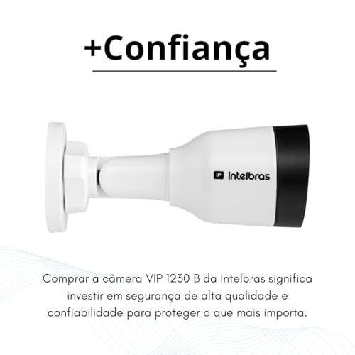 Kit 2 Câmera Ip Poe Intelbras Vipc 1230b Fullhd 2mp Original