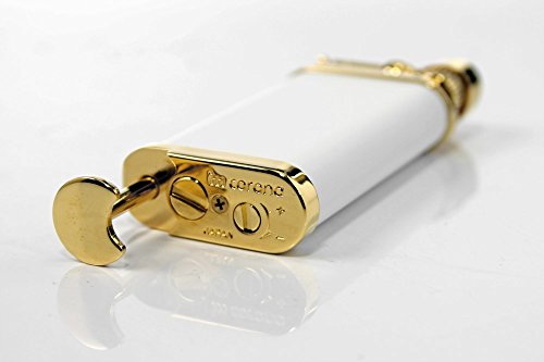 Encendedor IM Corona Old Boy para pipa blanco y dorado miniatura 3