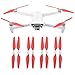 Produktbild iEago RC 4 Paar Schnellspanner Faltbare Propeller Requisiten Klinge 4 Achs Flugzeugklinge für Xiaomi FIMI X8 SE RC Quadcopter Drone Zubehör, Rot