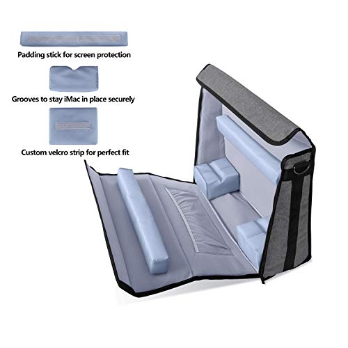 Image of Damero Tote Bag Compatible with Apple iMac Desktop Computer