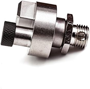 Oil Drain Plug (NEW INVENTION) 5 adapter sizes - Works Fast With No Mess Oil Extractor valve 14mm 12mm 1/2" kit tool Ford Chevy Honda Nissan Toyota Jeep m12 m14 Fits 90% of engines