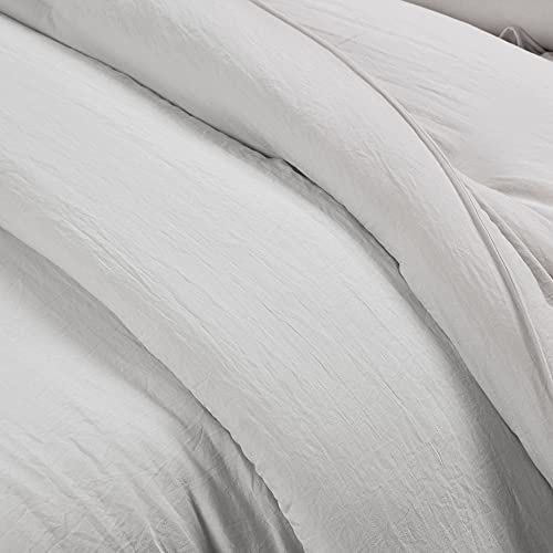 Image of Lush Decor Reyna Ruffle Daybed 6 Piece Set 68 inch W x 92 inch L, Light Gray - Gray Bedding Set - Daybed Comforter Set - Ruffled Bedding - Coquette Decor