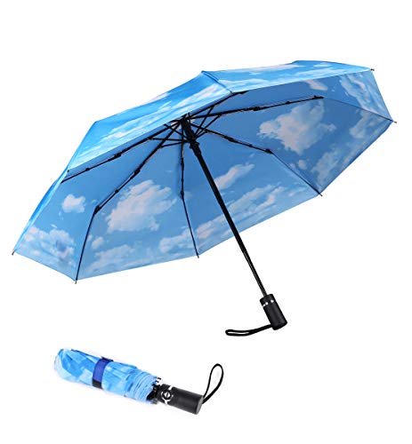 SY Compact Travel Umbrella Automatic Windproof Umbrellas Strong Compact Umbrella for Women Men