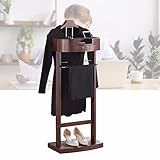 servomuto kasanova PERFETTAMENTE COORDINATO: Un all-in-one essenziale per cabine armadio o camere da letto. Il rack autoportante presenta una giacca sagomata, una camicia e un appendiabiti con una barra anteriore per pantaloni/appendiabiti. Tanto spazio nella parte inferiore per abbinare il tuo outfit a scarpe eleganti o sneakers.