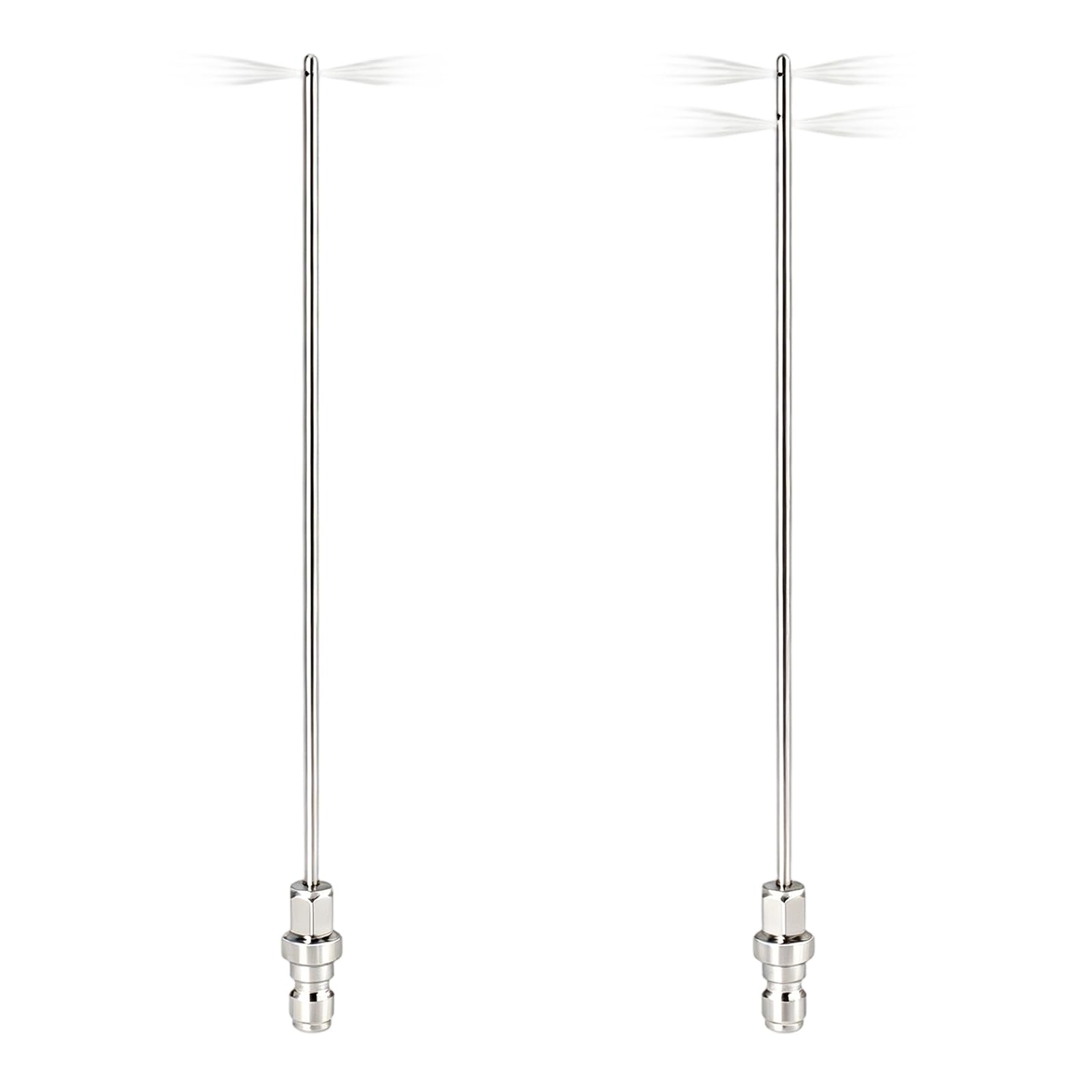 Kaeltsyn Multicolor 2Pcs High Pressure Cleaning Needle Nozzle Set For Washing Machine Drum And Air Conditioning Effective Appliance Cleaning Resistant Sprinkle Needle