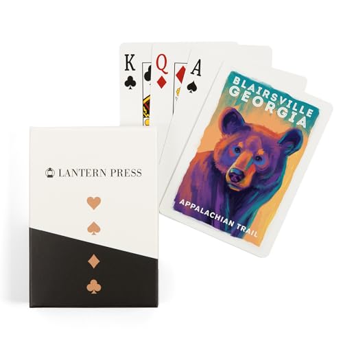 Lantern Press Baraja de Poker 52 Cartas con Oso Negro