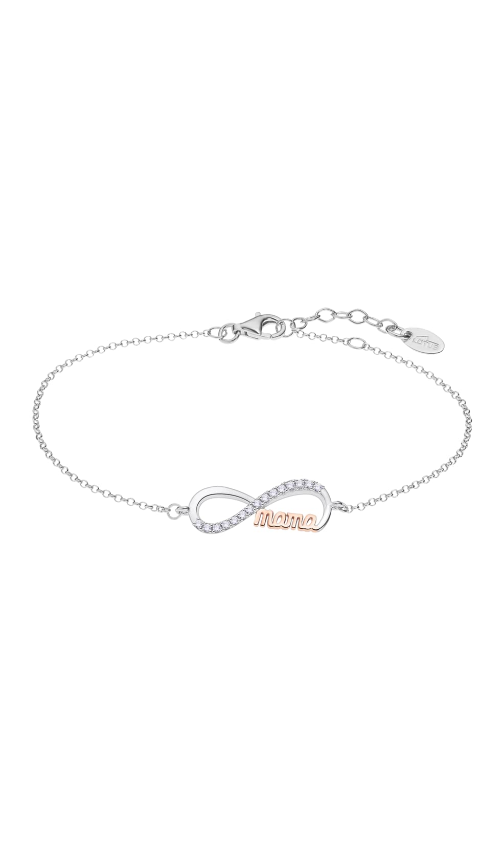 LOTUS SILVER Pulsera Plata Mujer LP3213-2/1 de Primera Ley 925 ml Infinito