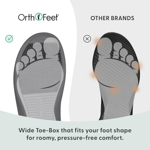 Image of Orthofeet Maui Orthopedic Women Walking Sandal | Adjustable, Stretchable, Breathable with Anatomical Arch Support, Ergonomic Cushioning, Wide Toe Box for Casual Outings