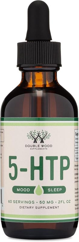 Evorina 5HTP Liquid Drops - More Absorbable and Effective Than 5 HTP Capsules (60 Servings of 50mg 99%+ 5-HTP) Serotonin Supplement for Mood, Sleep, and Relaxation by Double Wood | High Strength Herbal Supplement | Clean Label Ayurvedic Wellness-image-14