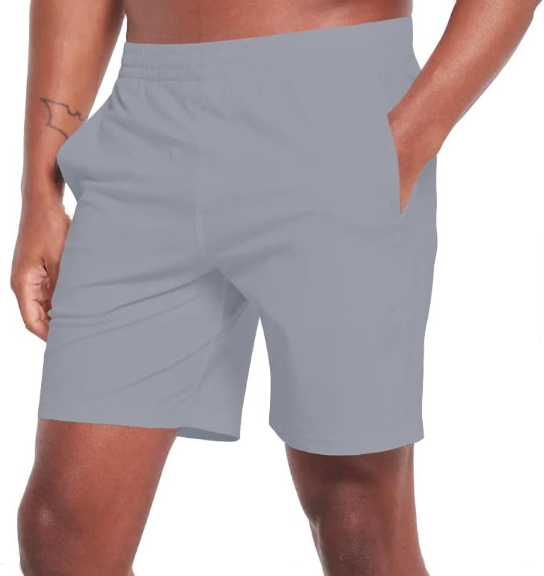 Redvanly Byron Mens Tennis Shorts - Shadow Grey/M