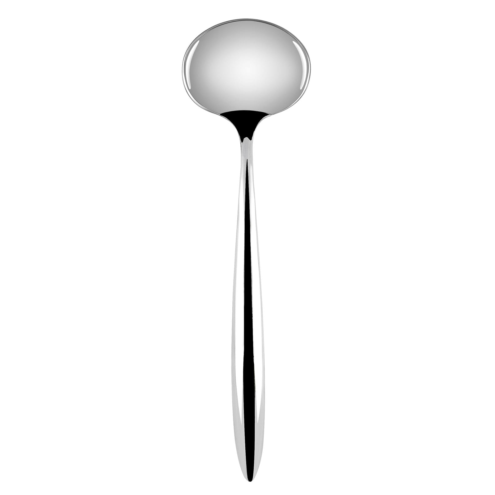 Cuisipro Grande louche Tempo en acier inoxydable, poignées creuses pour réduire le transfert de chaleur, 38 cm, capacité de 177 ml