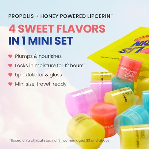 Image of CNP Propolis Lipcerin Mini Set, 4 Flavors, 0.15 fl.oz. x 4ea