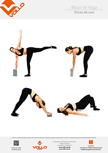 Bloco de Yoga Vollo Sports