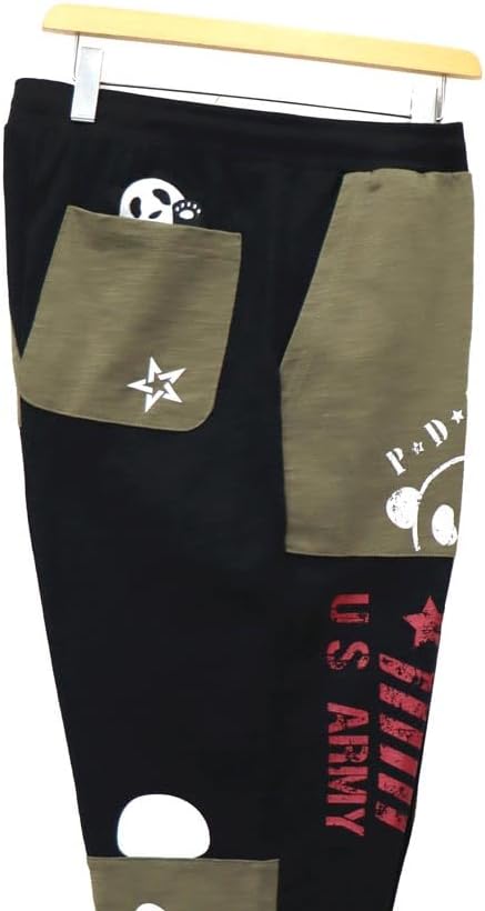パンディエスタ PANDIESTA ミリタリー切替 スウェット パンツミリタリー切替 スウェット パンツ パンダ メンズ ユニセック