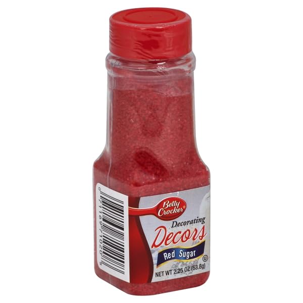Betty Crocker, Red Sugar, 2.25 Ounce