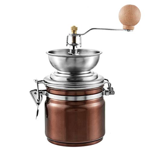 Klassische Edelstahl Hand Kaffeemühle Mini Mini Kaffeemaschine Manuelle Kaffeemaschine für Home Bewertung