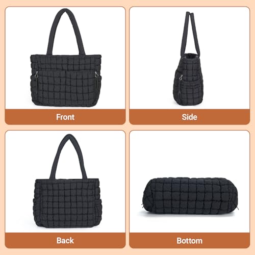 Bolso tote acolchado Herald para mujer miniatura 4