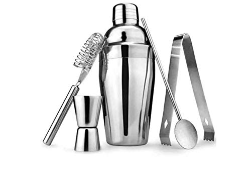 Kit Bar Coqueteleira Profissional Aço Inox 550ml Caipirinha+ balde de gelo
