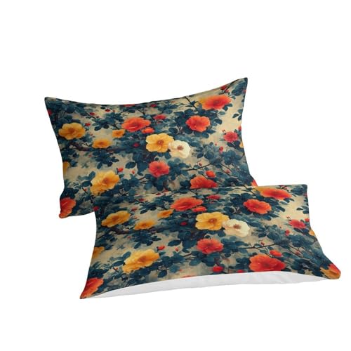 Parure de lit fleurs 3D pour une chambre parentale moderne