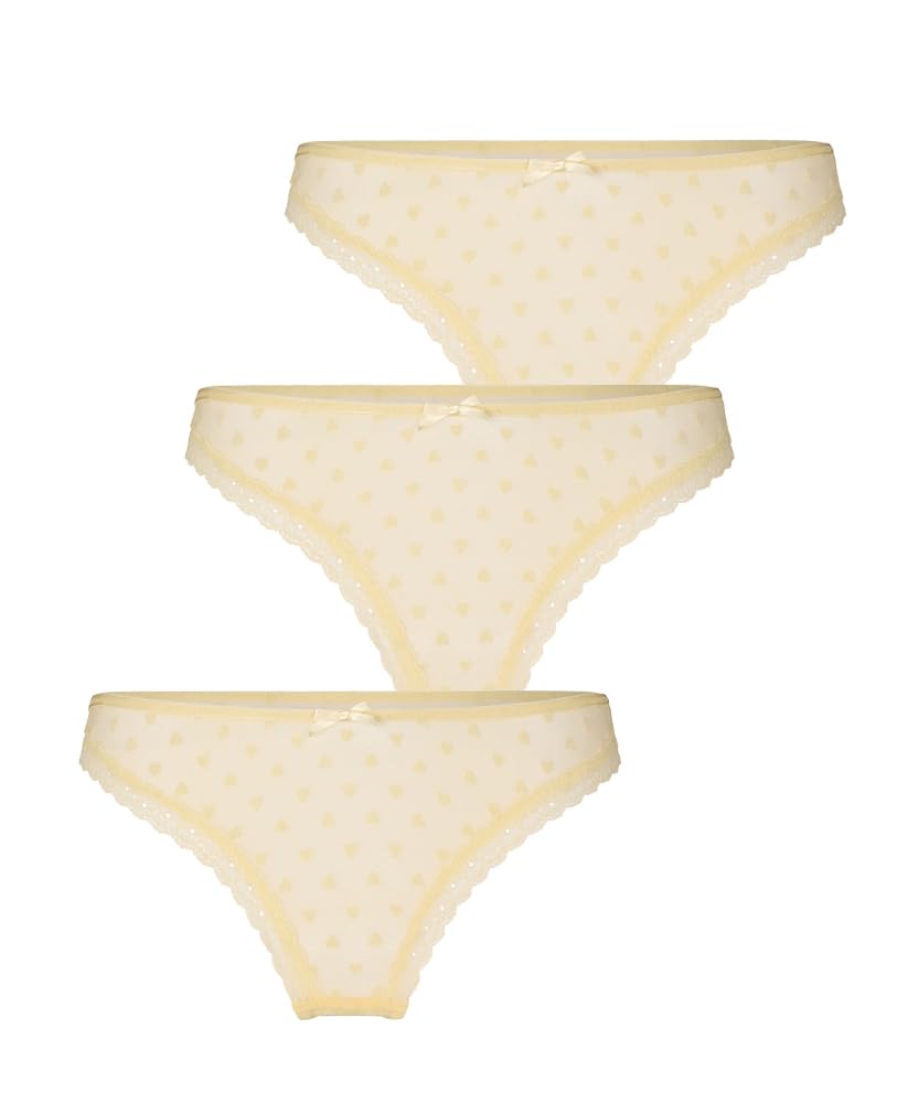 HUNKEMÖLLER 3er-Pack String Phoebe - Lilas - M