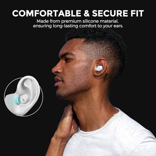 Almohadillas Beats Fit Pro y Studio Buds+ que caben en la funda de carga con ajuste hermético 5