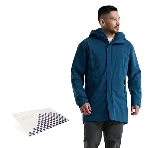 ORION PARKA 2021年モデル オリオンパーカー メンズ(ブルー/Lサイズ)&おもてな紙セット エアロゲル 防寒 ジャケット OROS JAPAN オロス 断熱アウター 防水 防汚 防風