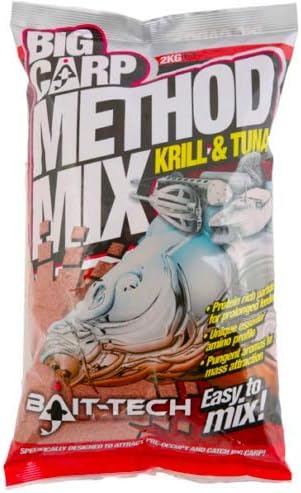 Bait-Tech Big Carp Method Mix Krill and Tuna 2kg Fishing Bait