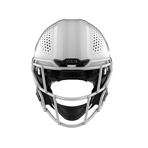 VICIS ZERO2 Varsity Football Helmet, Molded Gloss White, Large, SO-212E Facemask by VICIS - Image 2