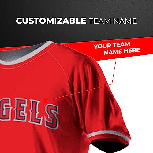 Camiseta personalizada unisex de béisbol con nombre y número impresos para hombres, mujeres y jóvenes talla YS-5XL miniatura 3