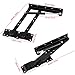 ZEONHAK 1 Pair 10 Inches Lift Up Top Hinge, 100lbs Coffee Folding Lift up Top Table, Spring Folding Stand Rack Bracket Furniture Hardware Lifting Rack, 150N Gas Hydraulic Hinge, 2 PCS